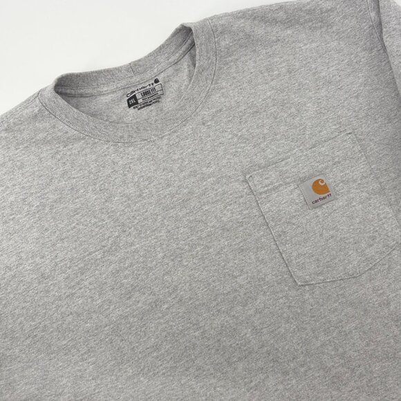 Carhartt Other - Carhartt‎ Mens Gray Short Sleeve Loose Fit Crew Neck Pocket T-Shirt Size 2XL